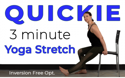 Quickie Yoga Stretch in 3 min.