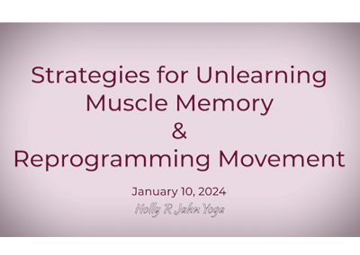 Strategies for Unlearning Muscle Memory and Reprogramming Movement