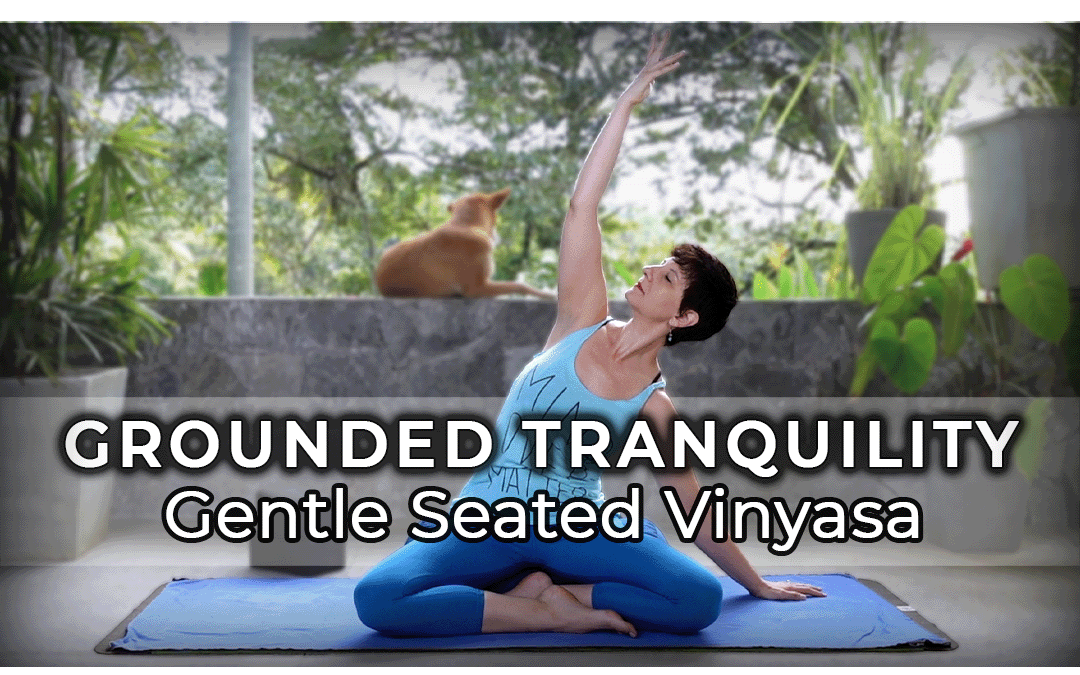 Grounded Tranquility; Gentle Seated Vinyasa – 18 min