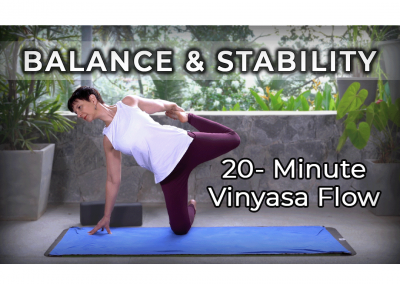 20-minute Vinyasa Yoga for Balance and Stability